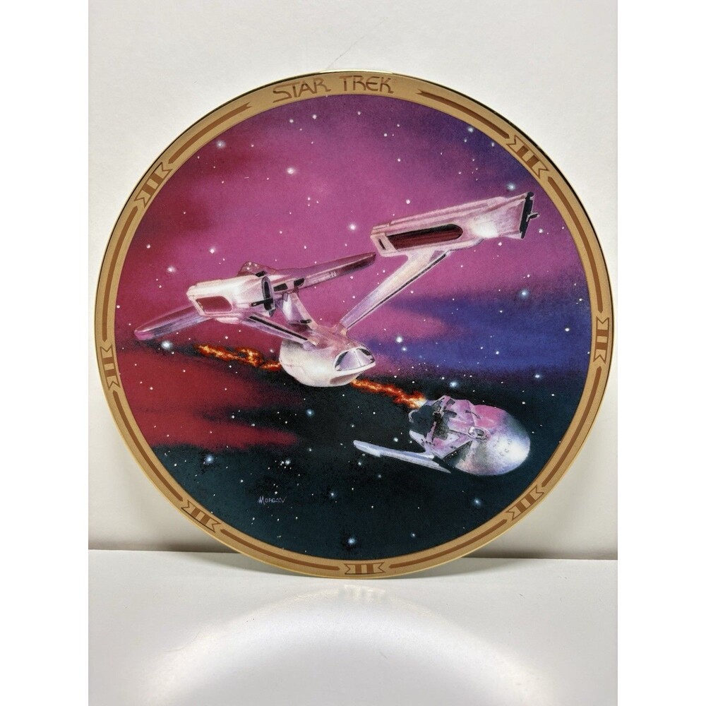 Hamilton Collection Star Trek Plate - Destruction of the Reliant